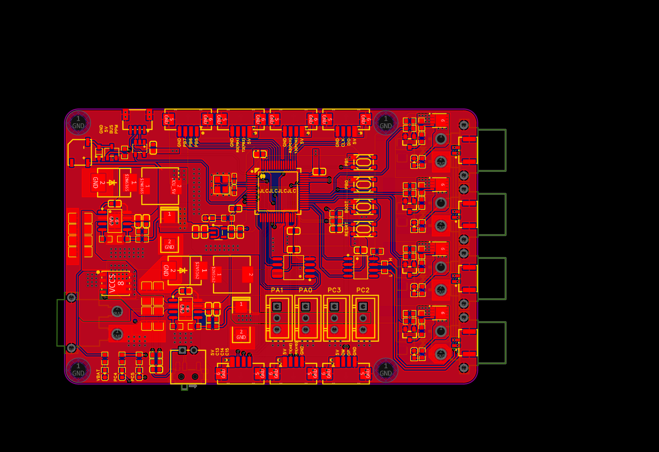无刷电机控制板 PCB